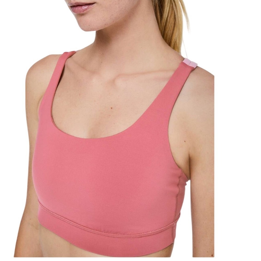 Lululemon Energy Bra Cherry Tint / Rose Tea, Luxstreme, Size 4